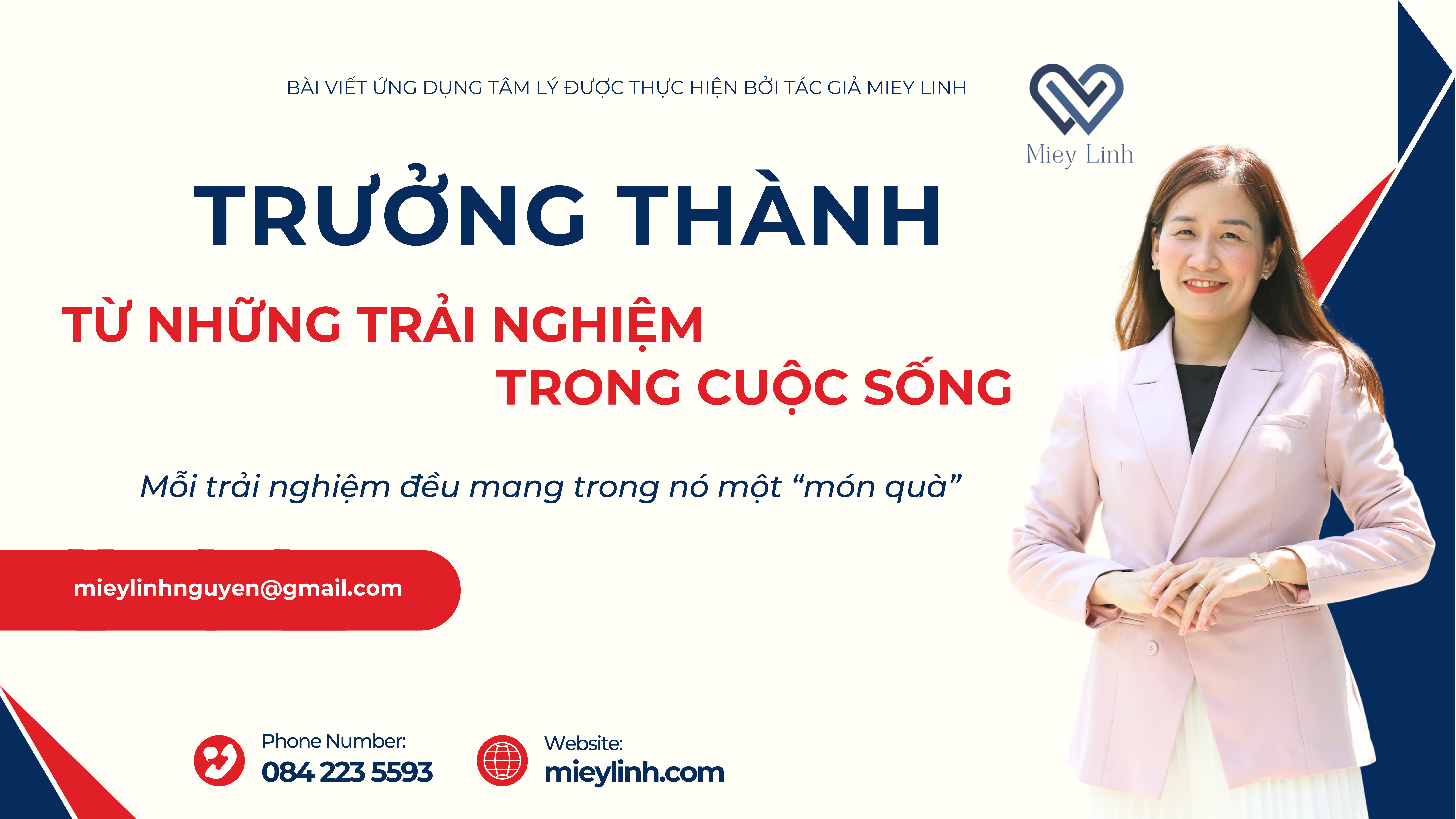 TRƯỞNG THÀNH TỪ NHỮNG TRẢI NGHIỆM TRONG CUỘC SỐNG